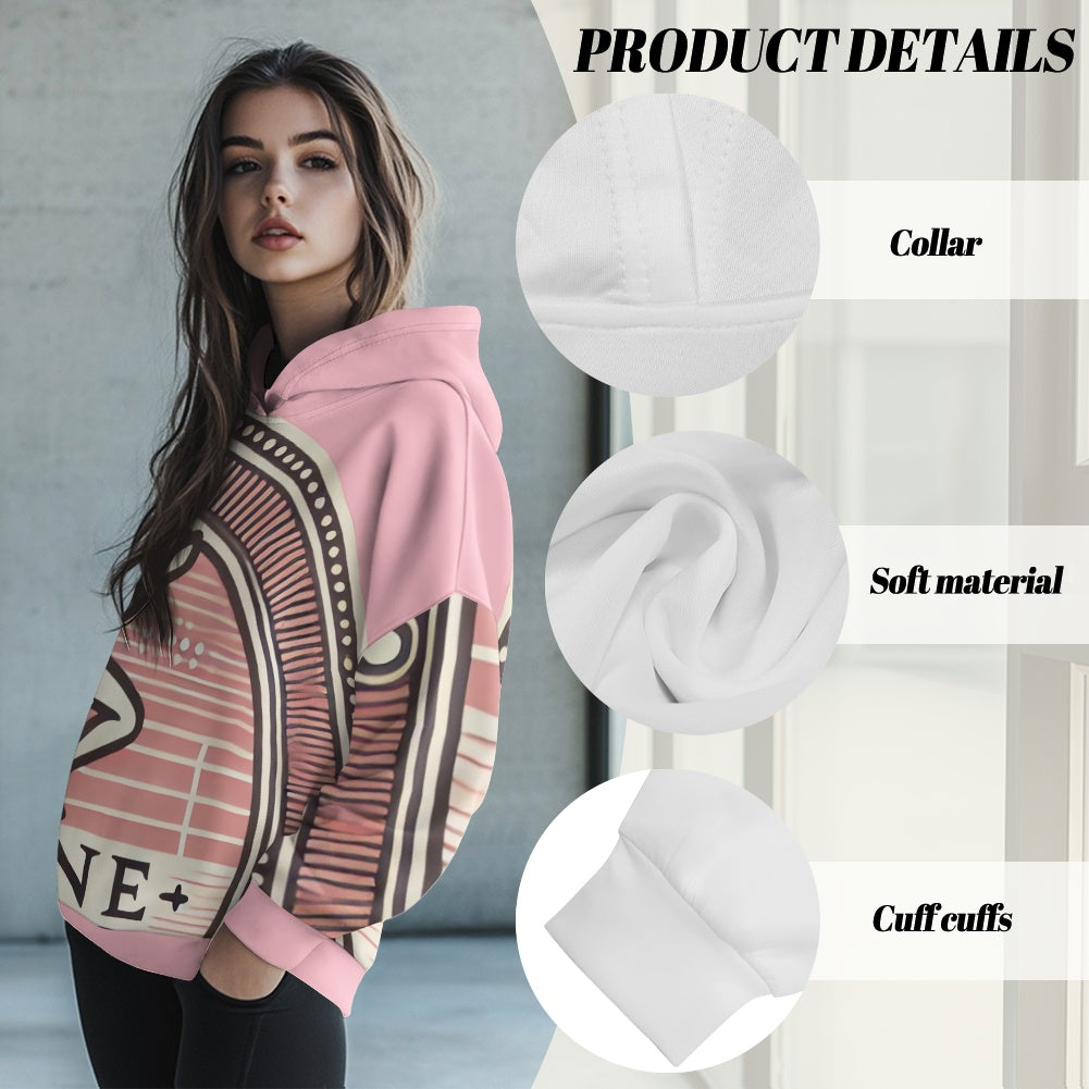 Women's loose pullover sweatshirt