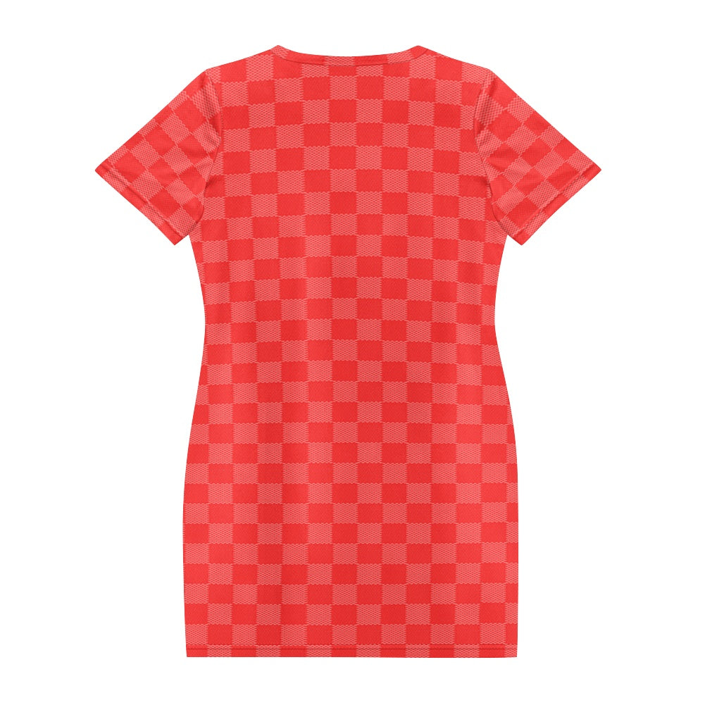 The Idem Block R Women's Round Neck Short Sleeve Midi Skirt