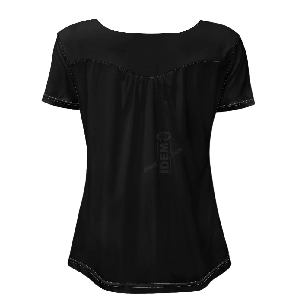 Casual round neck short sleeve T-shirt