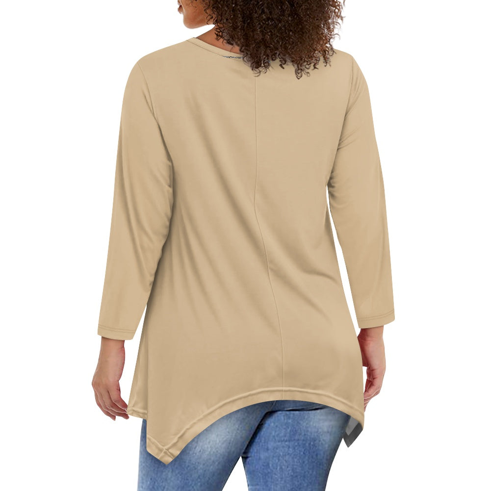 Philippians 4:13 Women's irregular long sleeve tops