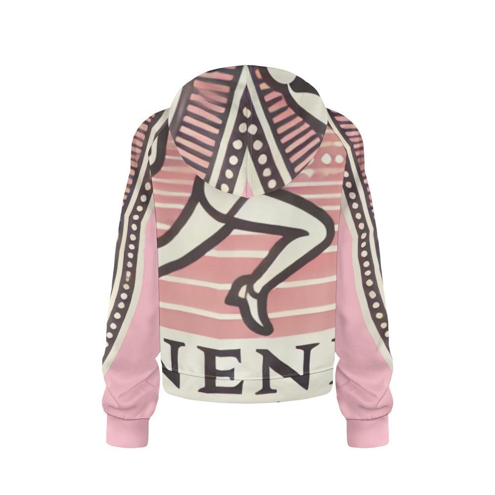 Half zip hoodie sweatshirt loose short style