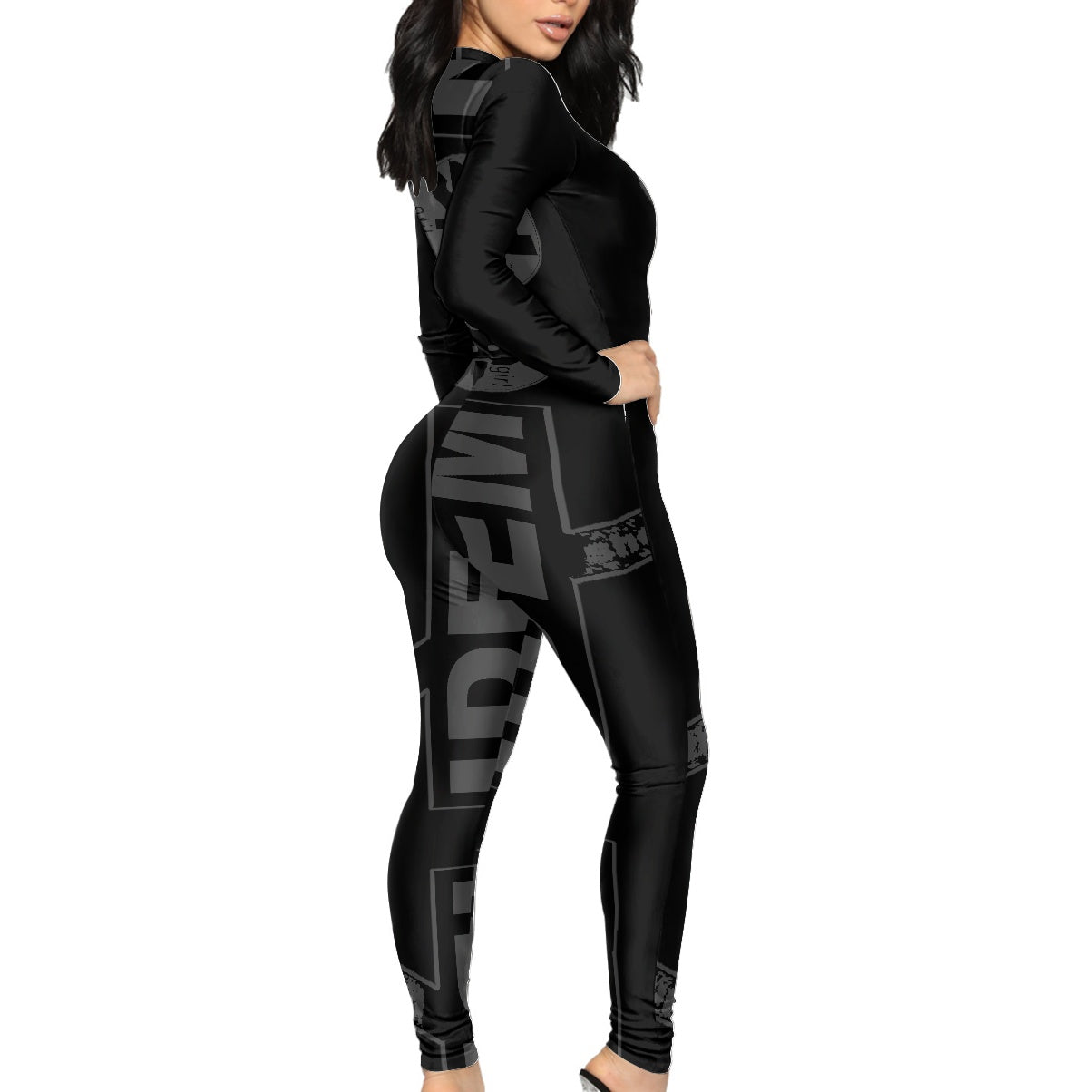 Women's Plunging Neck Jumpsuit