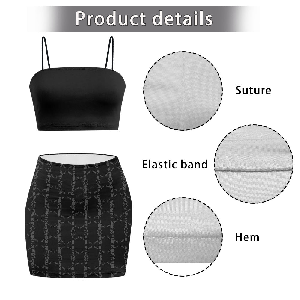 Top skirt suit