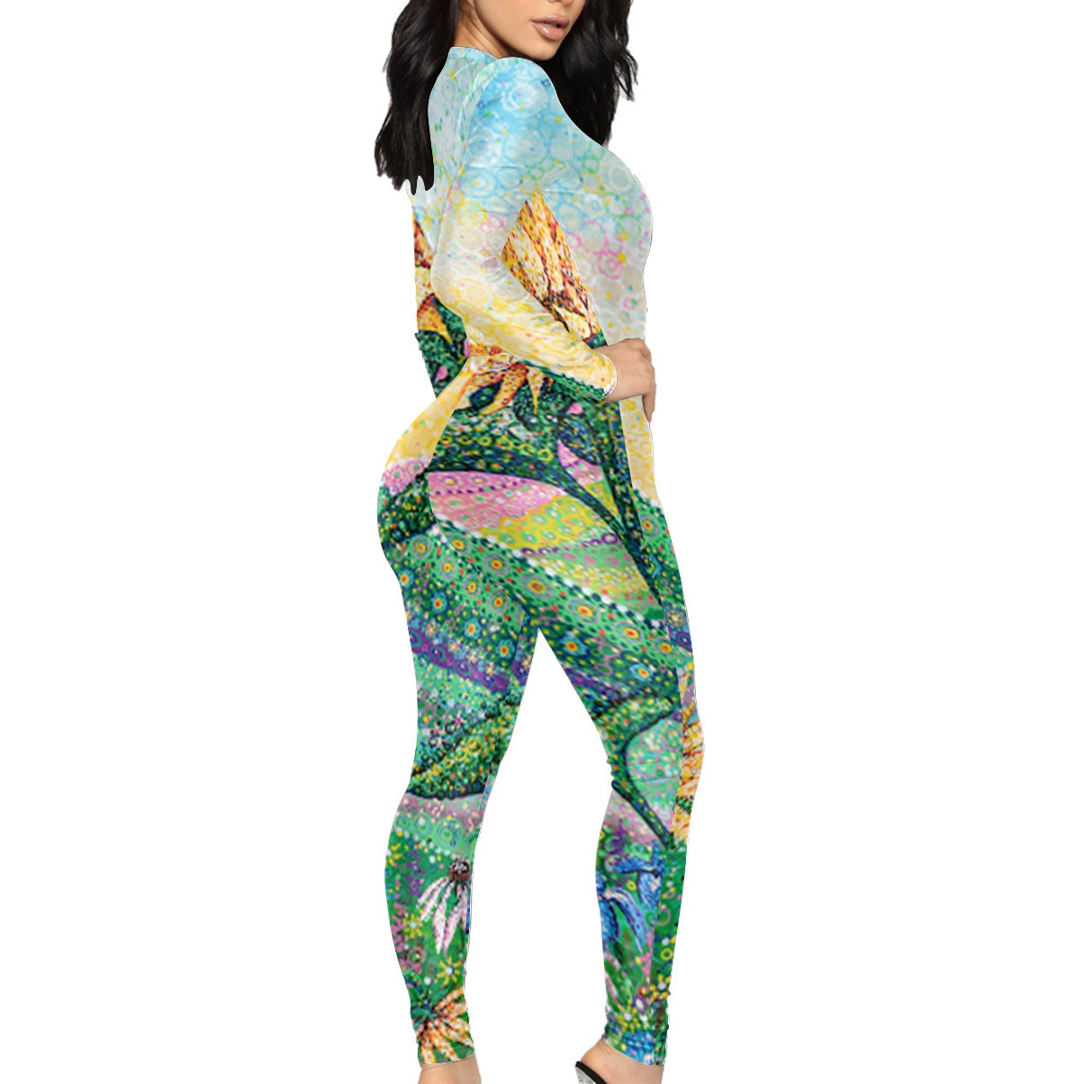 The Idem Sun W Women's Plunging Neck Jumpsuit