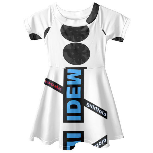 Idem Girls short sleeve long dress