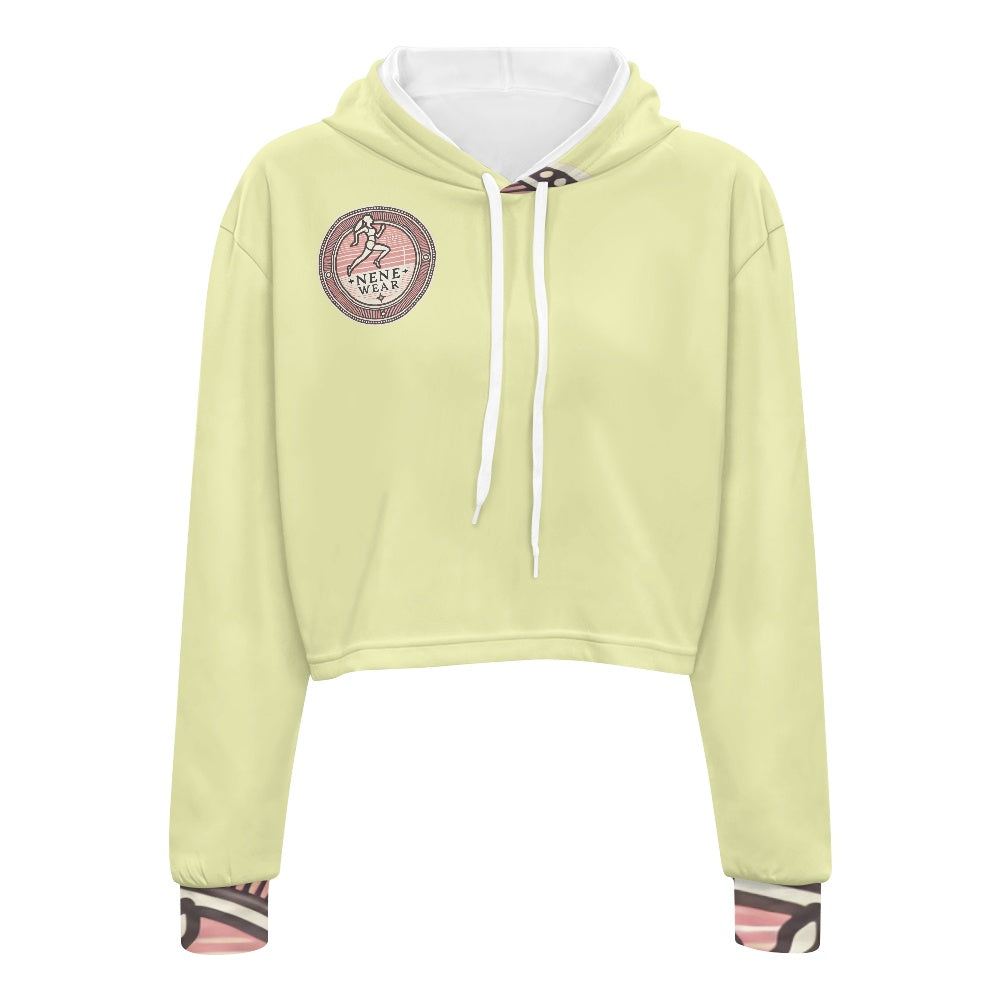 Women's midriff-baring sweatshirt