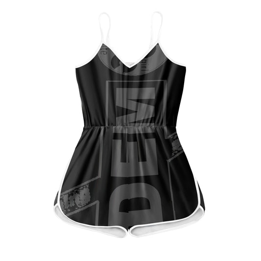 Women's Sleeveless Jumpsuit Shorts