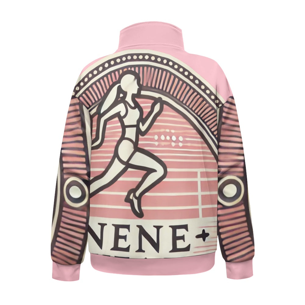 Women's long sleeve zipper sweatshirt