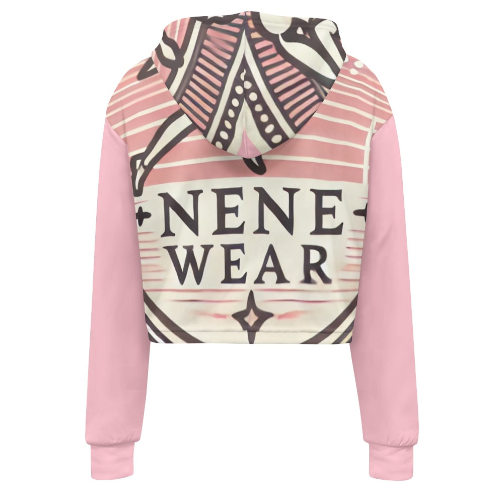 Women's midriff-baring sweatshirt