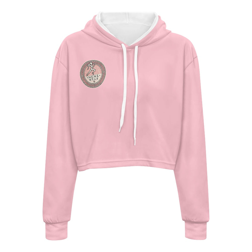 Women's midriff-baring sweatshirt