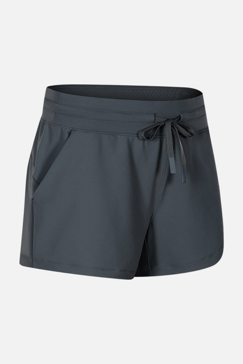 Millennia Waist Tie Active Shorts