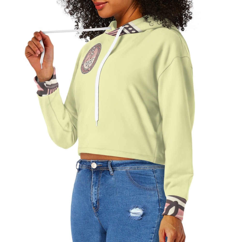 Women's midriff-baring sweatshirt