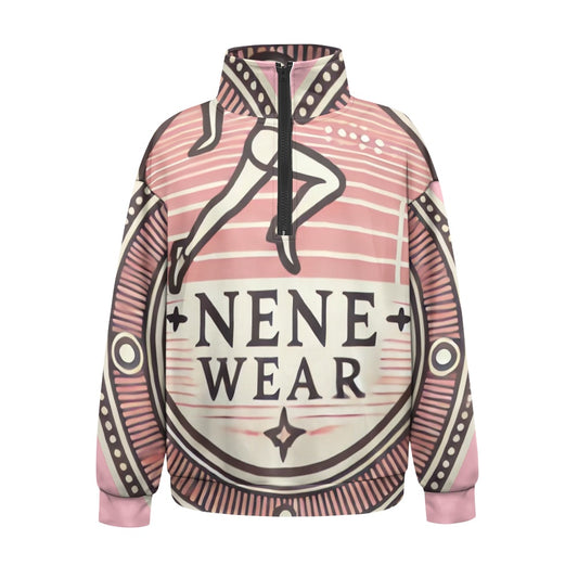 Women's long sleeve zipper sweatshirt