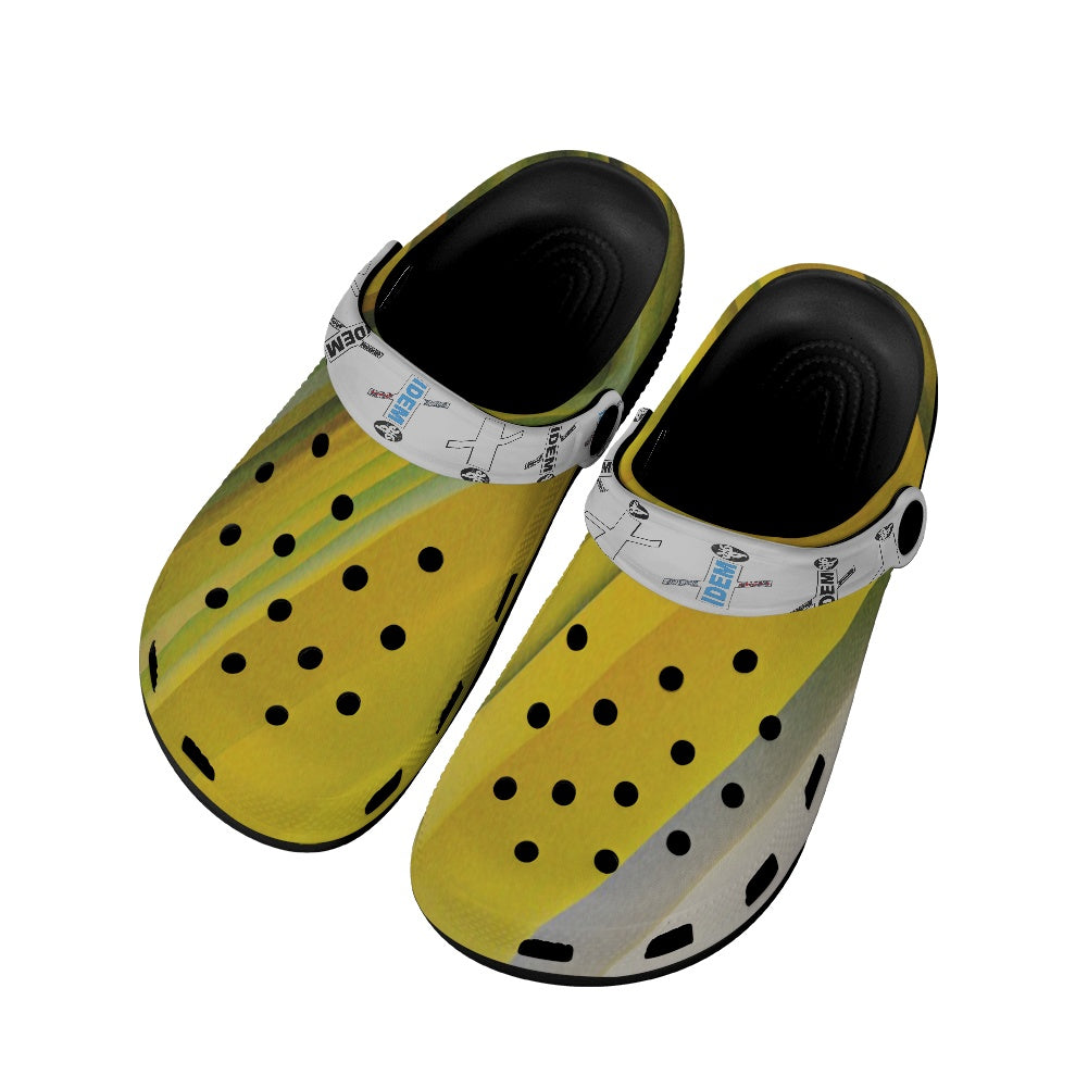 The Idem Adult Crocs Black Sole