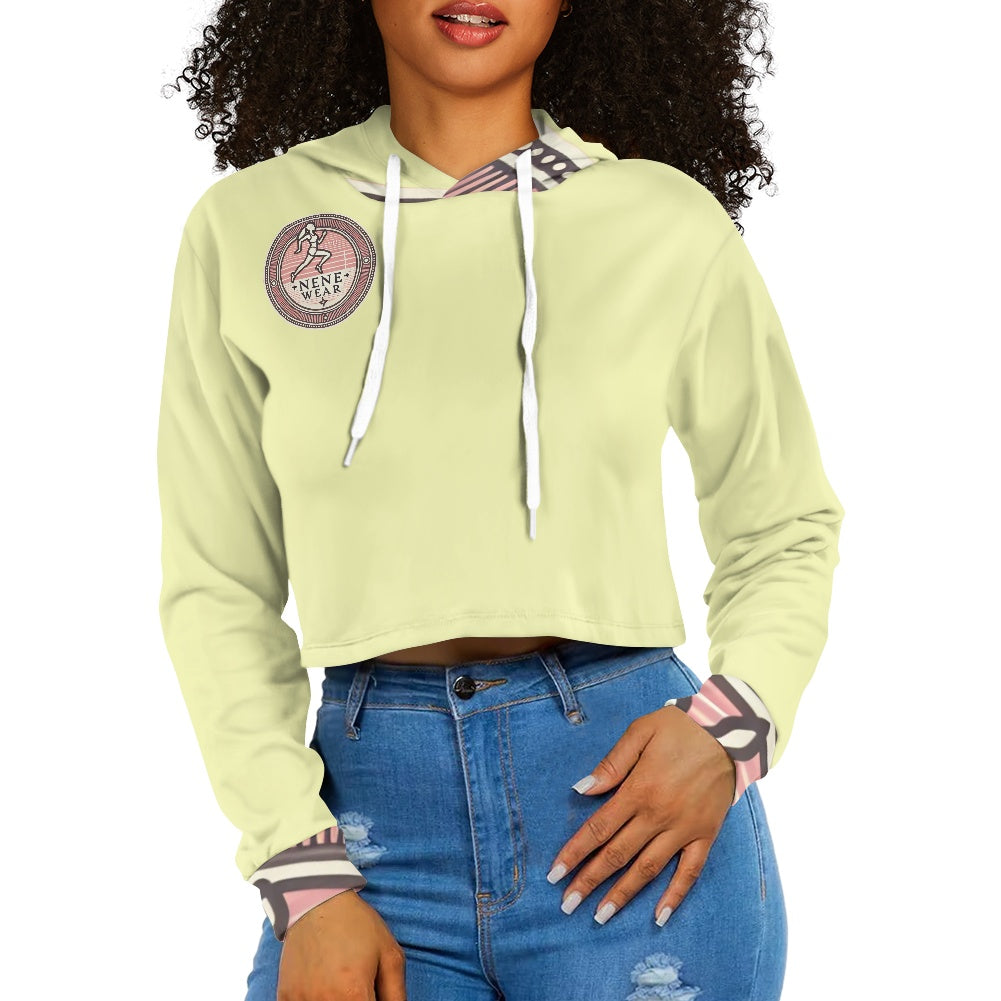 Women's midriff-baring sweatshirt
