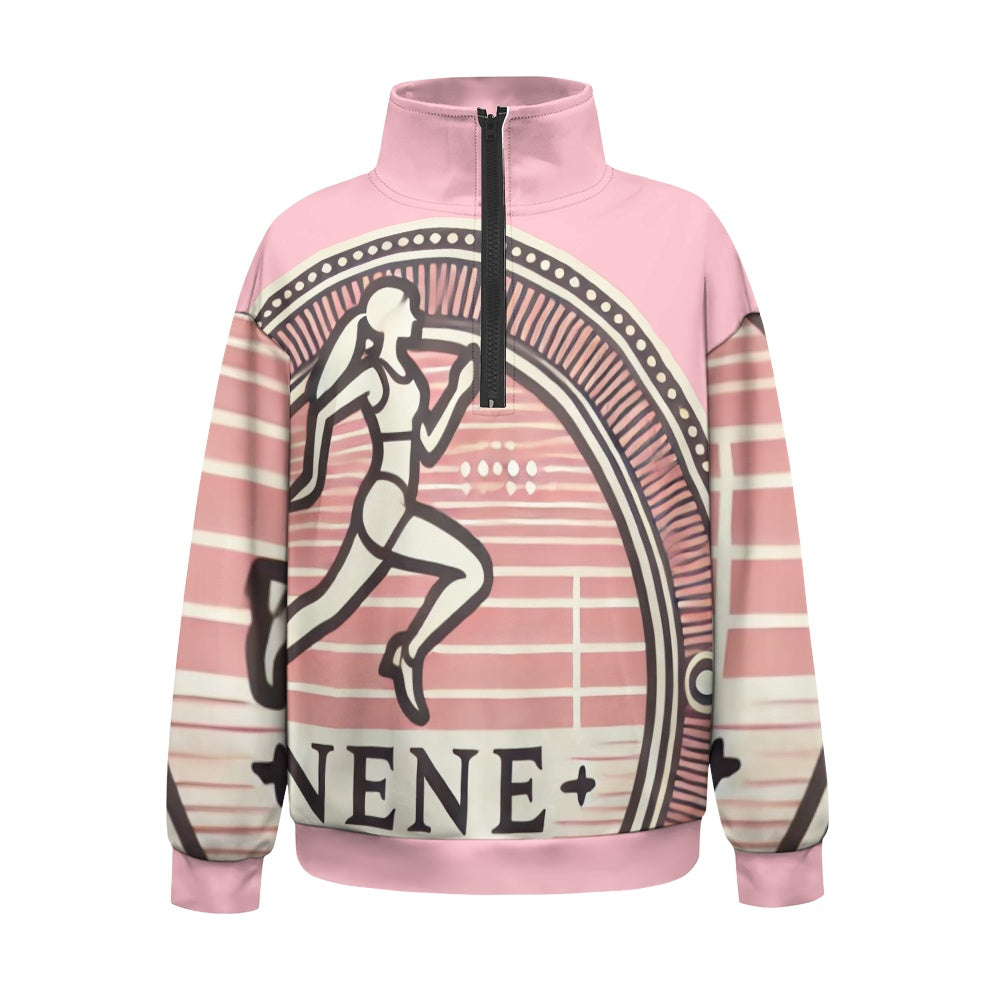 Women's long sleeve zipper sweatshirt