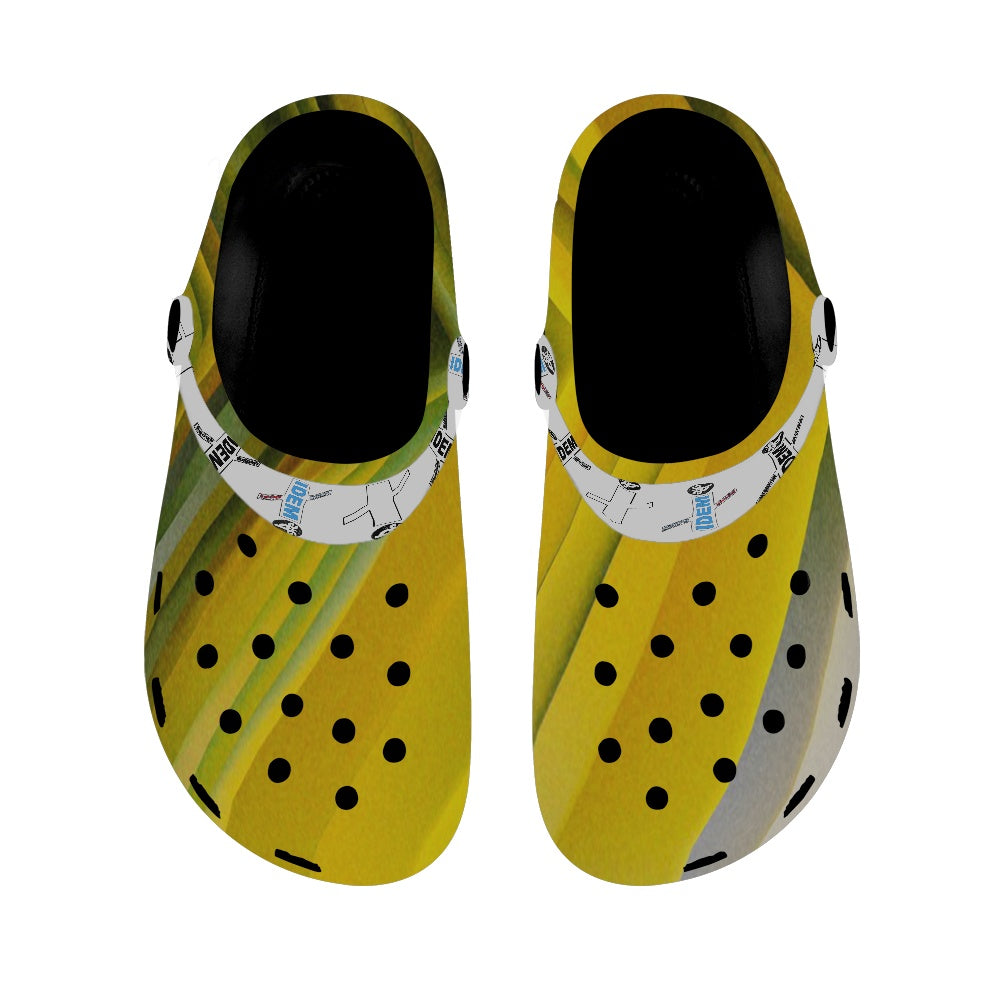 The Idem Adult Crocs Black Sole