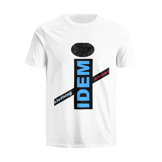 Pure cotton white T-shirt (2D front panel customization)