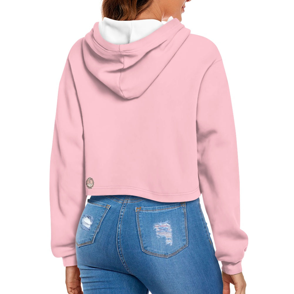 Women's midriff-baring sweatshirt