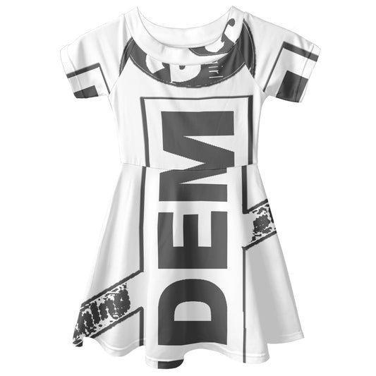 Idem Girls short sleeve long dress