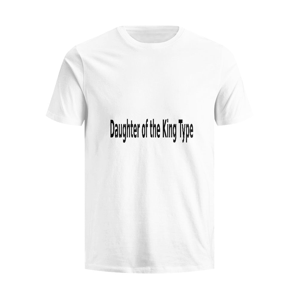 Daughter Type Pure cotton white T-shirt