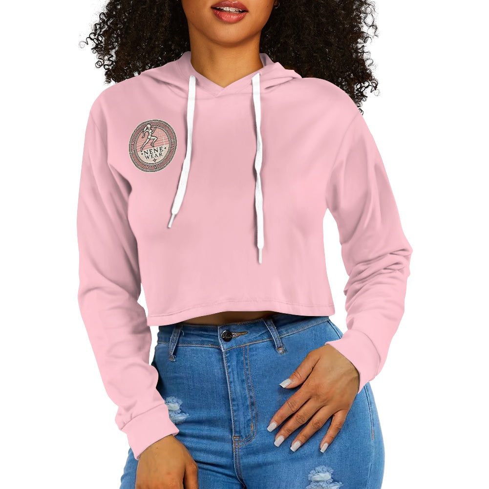 Women's midriff-baring sweatshirt