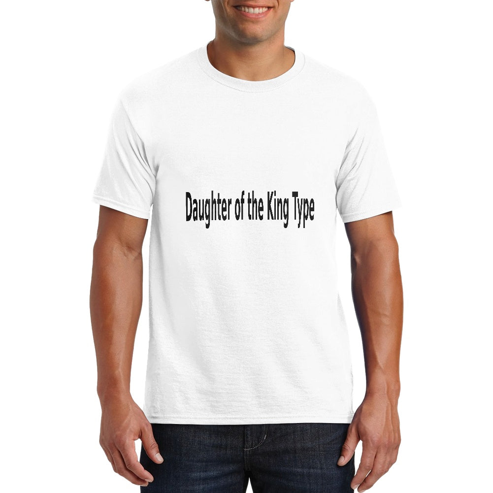 Daughter Type Pure cotton white T-shirt