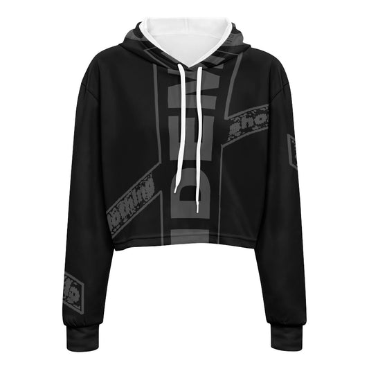 Women's midriff-baring sweatshirt